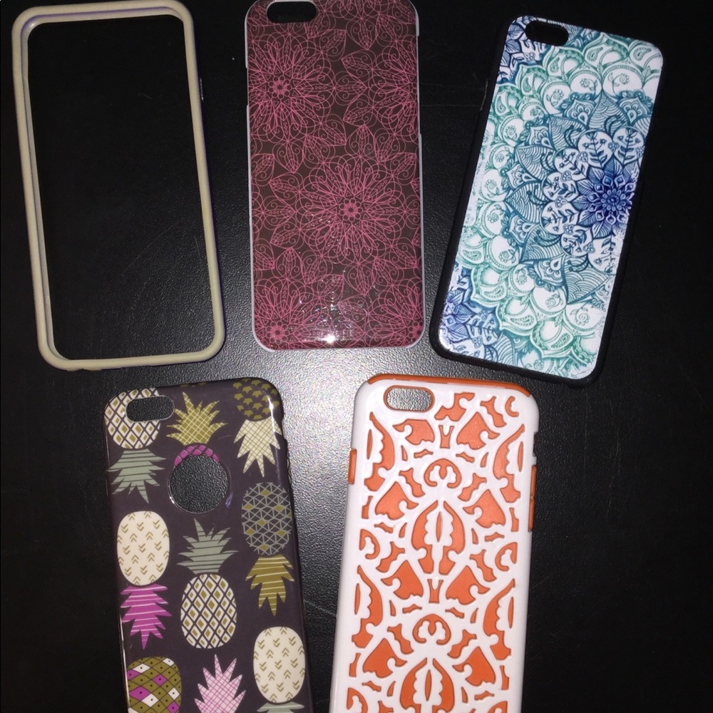 Lot of 5 IPhone 6 Cases